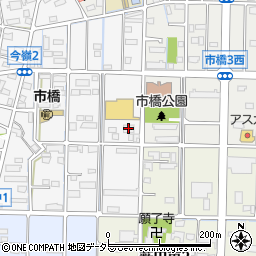 ダスキン　岐阜県庁前支店周辺の地図