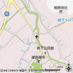 岐阜県可児市柿下220周辺の地図