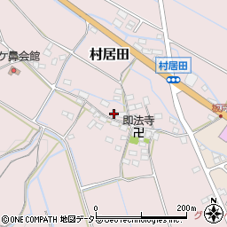 滋賀県米原市村居田878周辺の地図