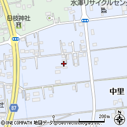 千葉県木更津市中里168周辺の地図