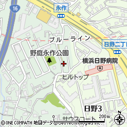 神奈川県横浜市港南区野庭町29-44周辺の地図