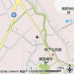 岐阜県可児市柿下263周辺の地図