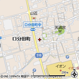 滋賀県長浜市口分田町801周辺の地図