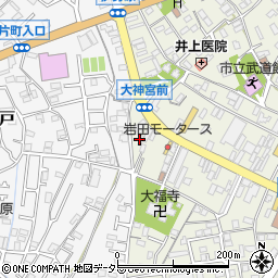読売センター　伊勢原中央周辺の地図
