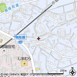 神奈川県伊勢原市池端455-5周辺の地図