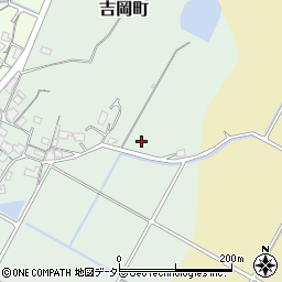 島根県安来市吉岡町周辺の地図