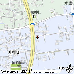千葉県木更津市中里177周辺の地図