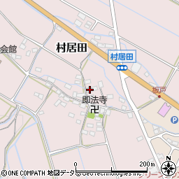 滋賀県米原市村居田865周辺の地図