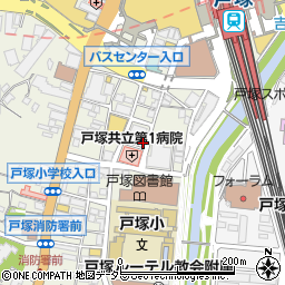 神奈川県横浜市戸塚区戸塚町116-3周辺の地図
