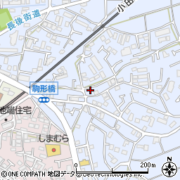 神奈川県伊勢原市池端455-3周辺の地図
