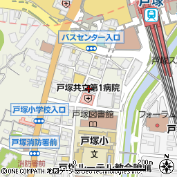 カラオケまねきねこ　戸塚西口店周辺の地図