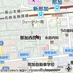 〒504-0968 岐阜県各務原市那加西野町の地図