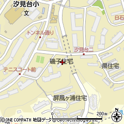 磯子住宅周辺の地図