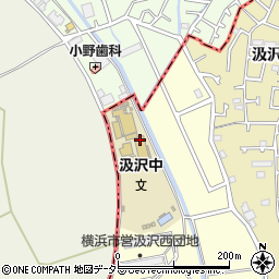 神奈川県横浜市戸塚区汲沢町550-2周辺の地図