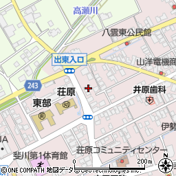 島根県出雲市斐川町荘原2295周辺の地図