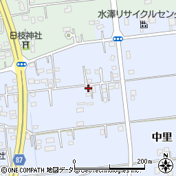 千葉県木更津市中里169-2周辺の地図