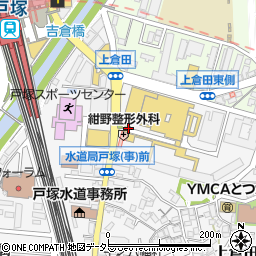 カーブス戸塚上倉田周辺の地図