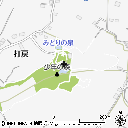 藤沢市少年の森周辺の地図