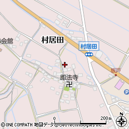 滋賀県米原市村居田868周辺の地図