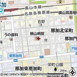 岐阜県各務原市那加元町8周辺の地図
