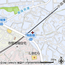 神奈川県伊勢原市池端260-3周辺の地図