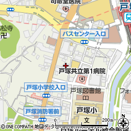 神奈川県横浜市戸塚区戸塚町4008周辺の地図