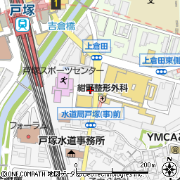 日産レンタカー戸塚駅東口店周辺の地図