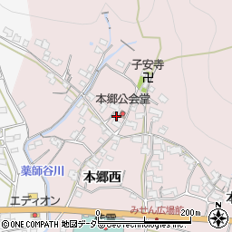 島根県出雲市大社町修理免本郷西周辺の地図