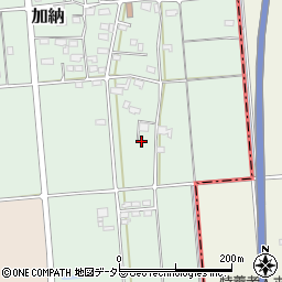 岐阜県安八郡神戸町加納317周辺の地図