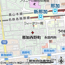 西野町一公民館周辺の地図
