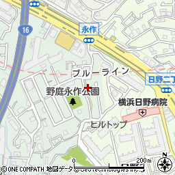 神奈川県横浜市港南区野庭町29-36周辺の地図