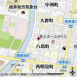 岐阜県岐阜市矢倉町20-6周辺の地図