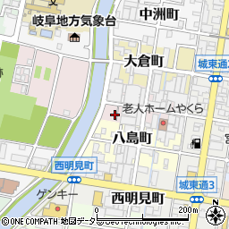岐阜県岐阜市矢倉町20周辺の地図