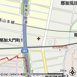 岐阜県各務原市那加大門町周辺の地図