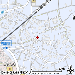 神奈川県伊勢原市池端458-2周辺の地図