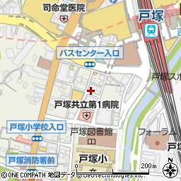 神奈川県横浜市戸塚区戸塚町50周辺の地図