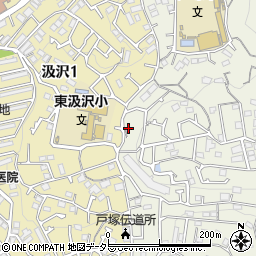 神奈川県横浜市戸塚区戸塚町4495-28周辺の地図