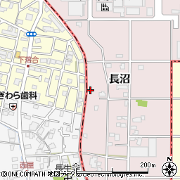 神奈川県厚木市長沼421周辺の地図