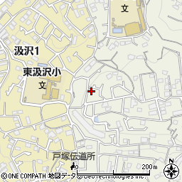 神奈川県横浜市戸塚区戸塚町4495-25周辺の地図