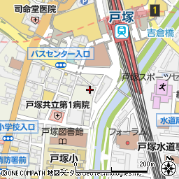 神奈川県横浜市戸塚区戸塚町106周辺の地図