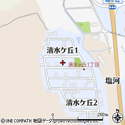 岐阜県可児市清水ケ丘1丁目周辺の地図