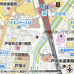 神奈川県横浜市戸塚区戸塚町98周辺の地図