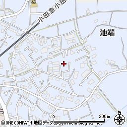 神奈川県伊勢原市池端461-1周辺の地図