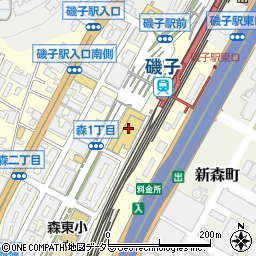 マイストアマツザカヤ磯子店周辺の地図