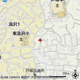 神奈川県横浜市戸塚区戸塚町4495-14周辺の地図