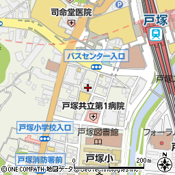 横浜信用金庫戸塚支店周辺の地図