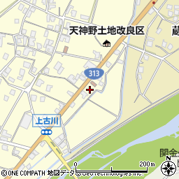 鳥取県倉吉市上古川132-3周辺の地図