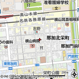 岐阜県各務原市那加元町33周辺の地図