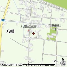 鳥取県米子市八幡周辺の地図