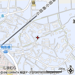 神奈川県伊勢原市池端501-1周辺の地図